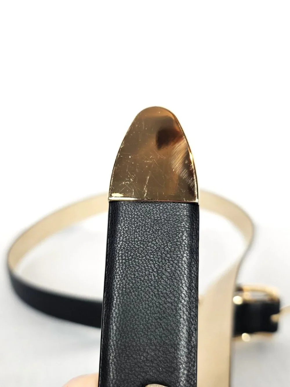 Nine West | Black Gold Triple Ring Belt | Women's M/L Approx